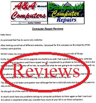 Bridgnorth Computer Repair Reviews